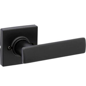 Weiser Breton Matte Black Dummy Door Handle, Inactive Single  Door Hardware New